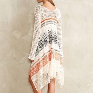 Anthropologie Risen Sun Sweater Dress Sz L